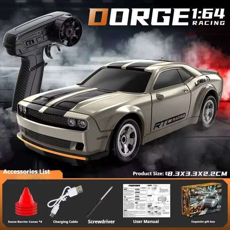 Mini 1:64 4WD Drift 15KM/H High Speed Off-Road Vehicle Desktop Pocket Car Toys RC Racing Boys Gifts C260305