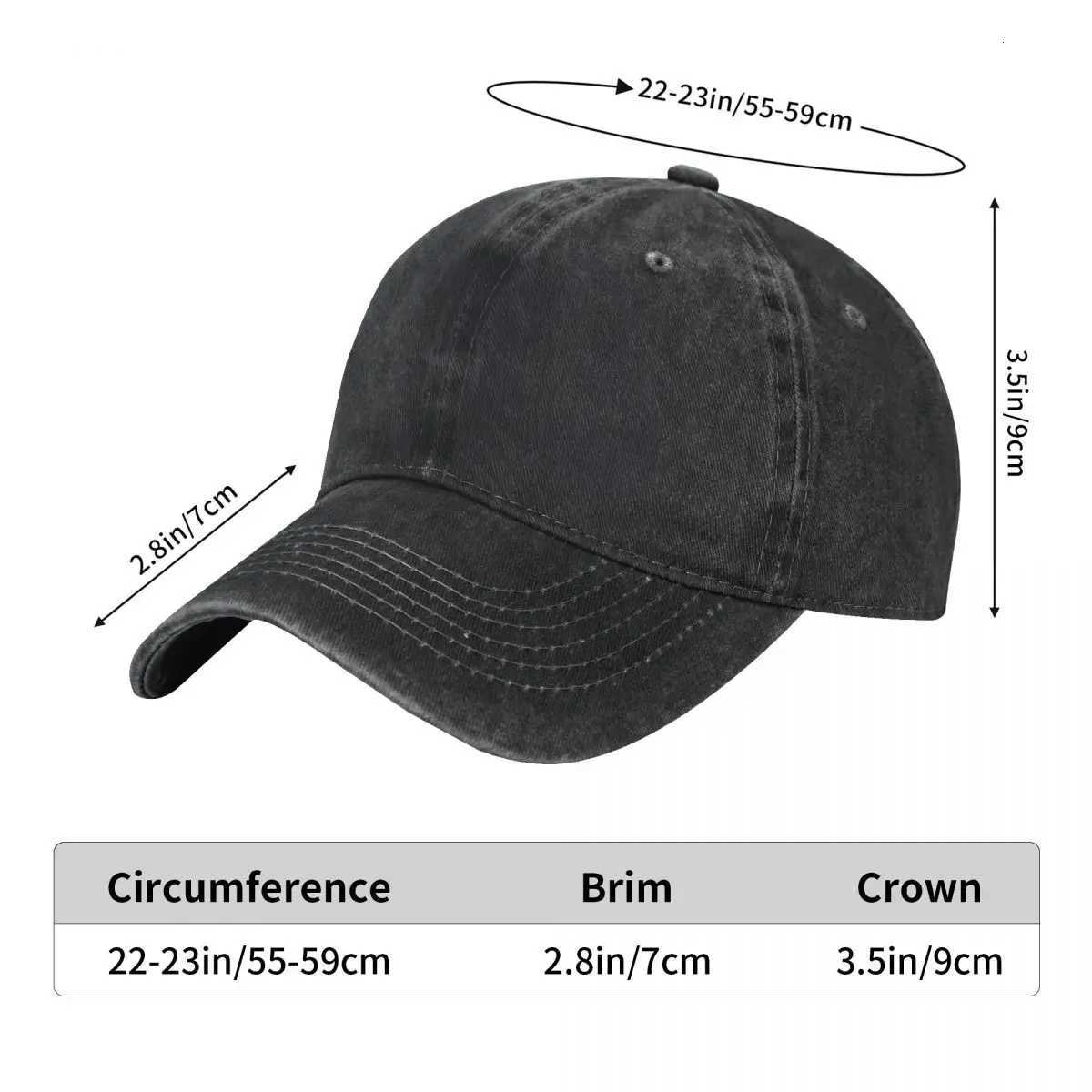 Dog Love Outline Print Baseball Denim Cap Breathable Polyester Casual Adjustable Hat for Unisex Adults S260306