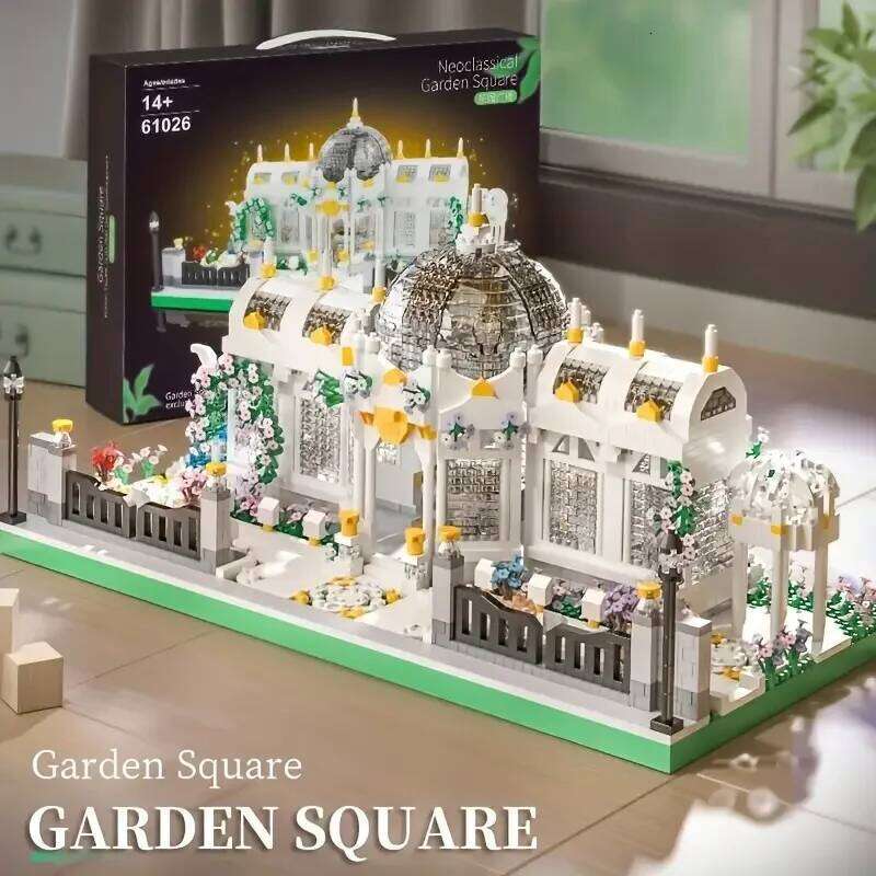 3688 Piece Garden Square Assembly Set Christmas Birthday Gift Difficult Home Decoration Toys Suitable for Adults Z260305