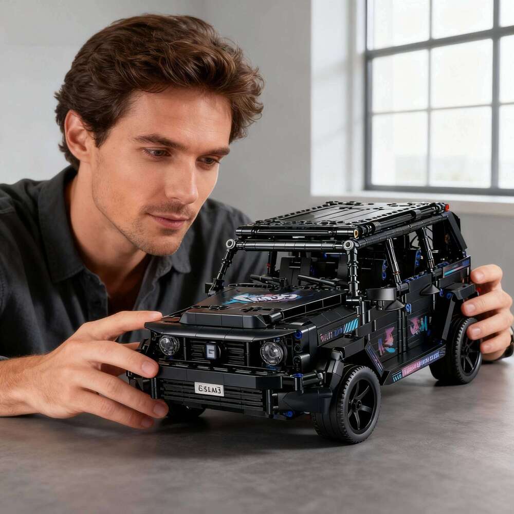 Building 1:14 RC car, building block toy birthday gift, sports car model, children's DIY gift Z260305