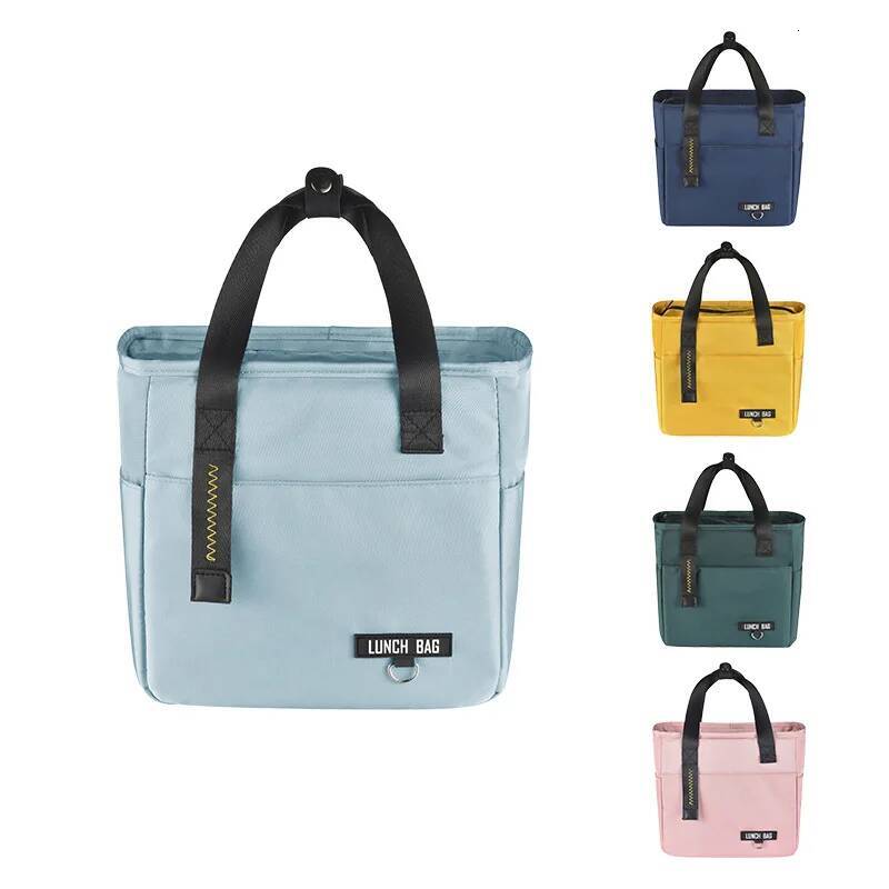 Bestseller Insulated Bento Lunch Box Thermal Bag Large Capacity Food Zipper Storage Bags Container for Women Cooler Travel Picnic Handbags ddmybear