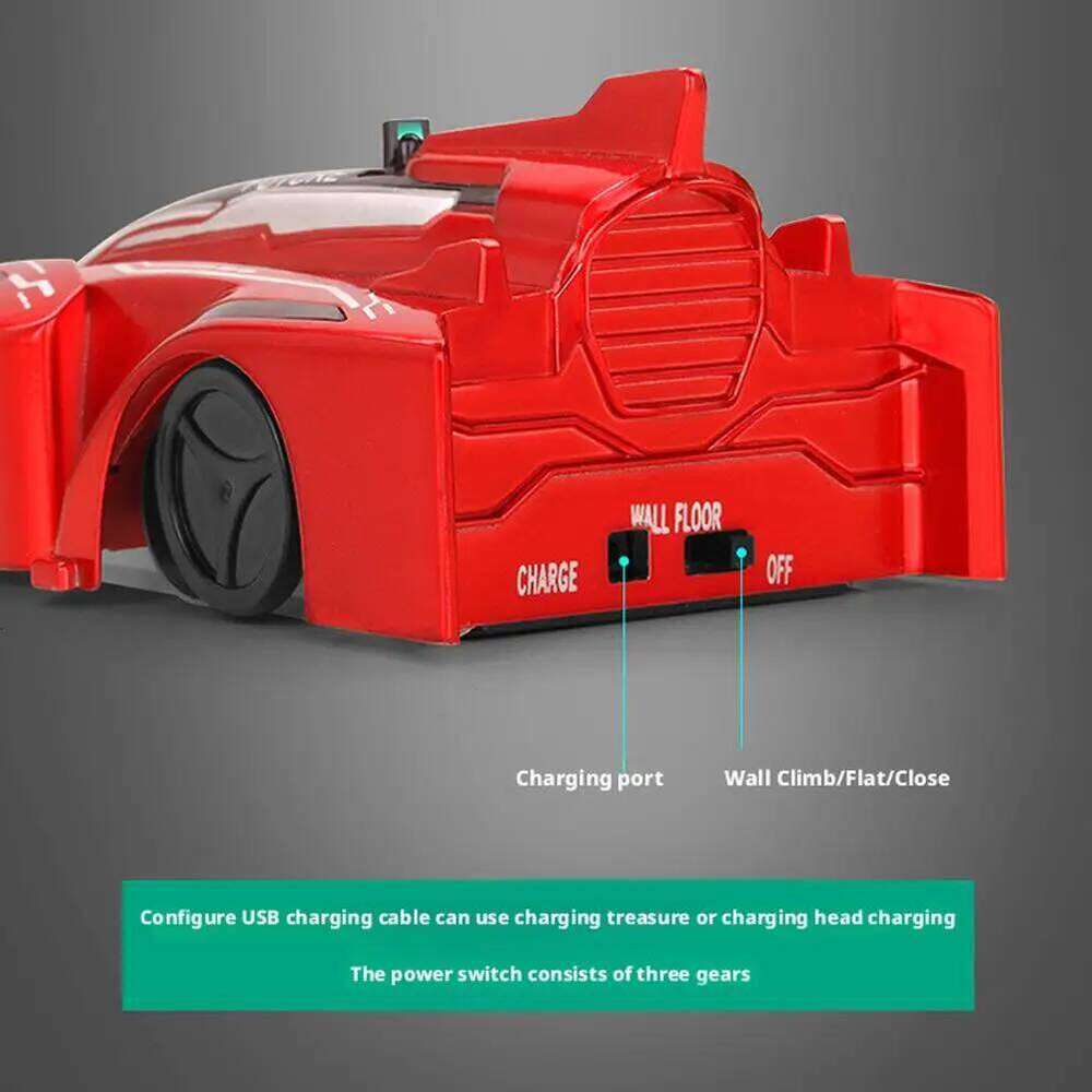 Wall Car Children Climbing Remote Control Racing Toy Cars Little Boy Gifts Rechargeable C260305