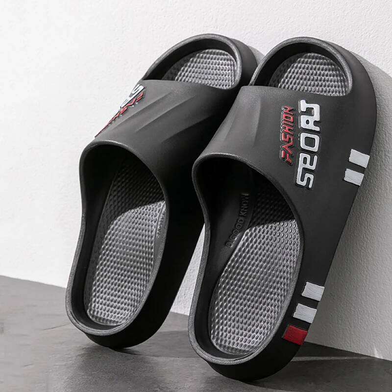 Fashion Massage Indoor Outdoor Sandals Beach Flip Flop Thick Sole Women Slides Summer Non-Slip Men Shower Slippers