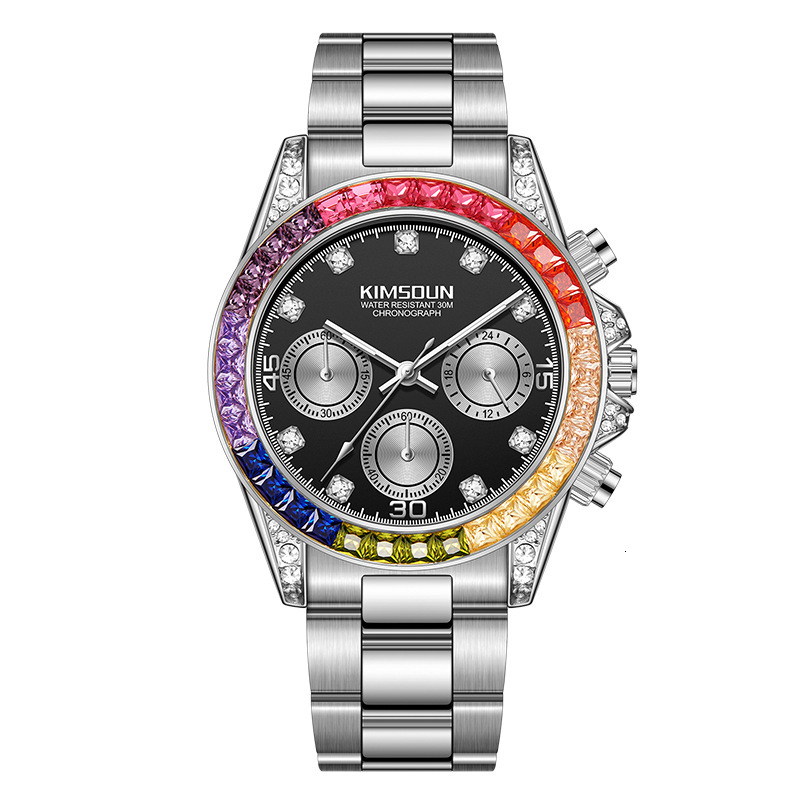 Designer Luxury Diving Men Watch Automatic Mechanical Moissanite Dial Waterproof Luminous Big Dial Sport Wristwatch for Male Outdoor