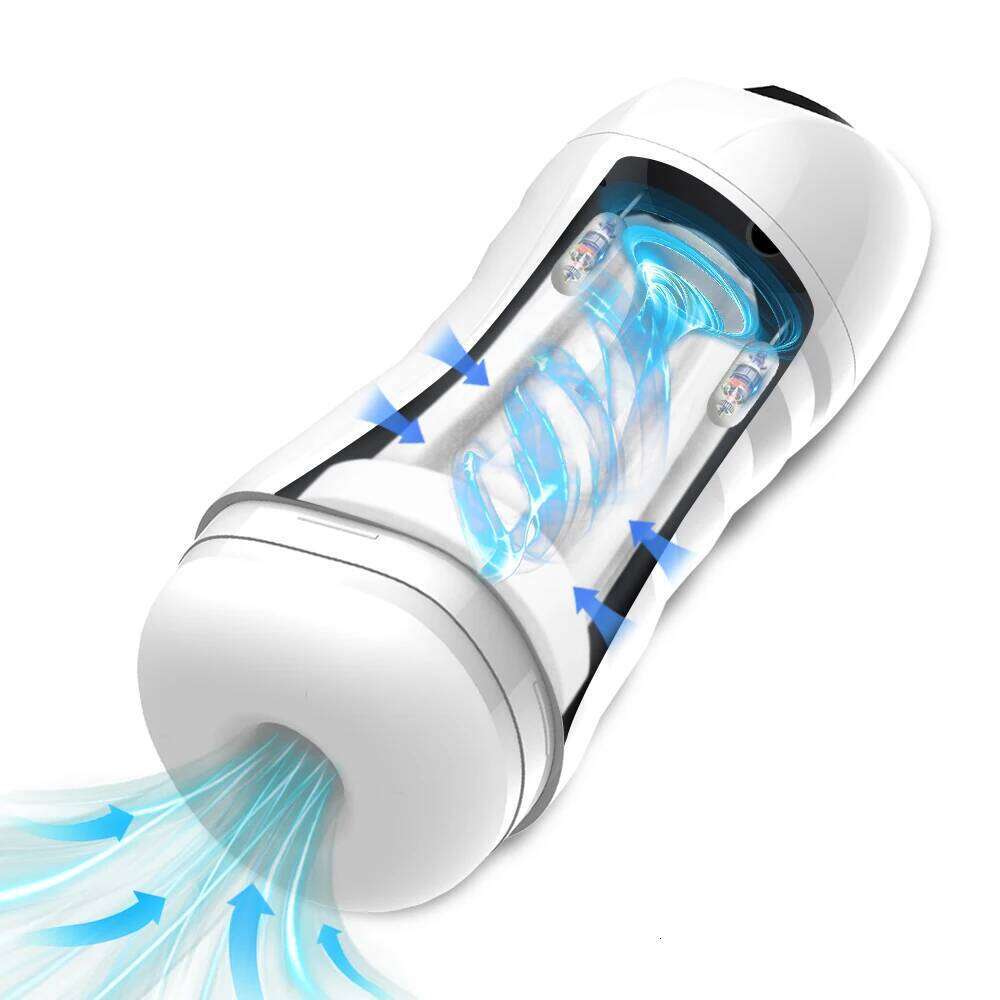 Automatic Male Sucking Masturbator Blowjob Masturbation Equipment Machine Sex Toys Adult Goods for Men Man Masturbators Cup W260305