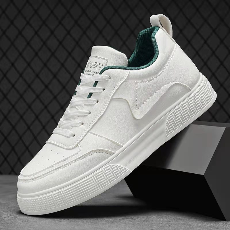 Free Shipping 2026 New Casual Shoes Fashion Skateboard Shoes Large Size Comfortable Breathable Leather White Designer Sneakers for Men