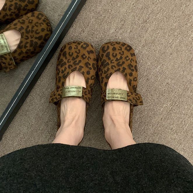 Retro Mary Janes Shoes Women Suede Heels Trend Pointed Toe Wedges Autumn Casual Shoes Elegant Dress Zapatos Mujer 240912