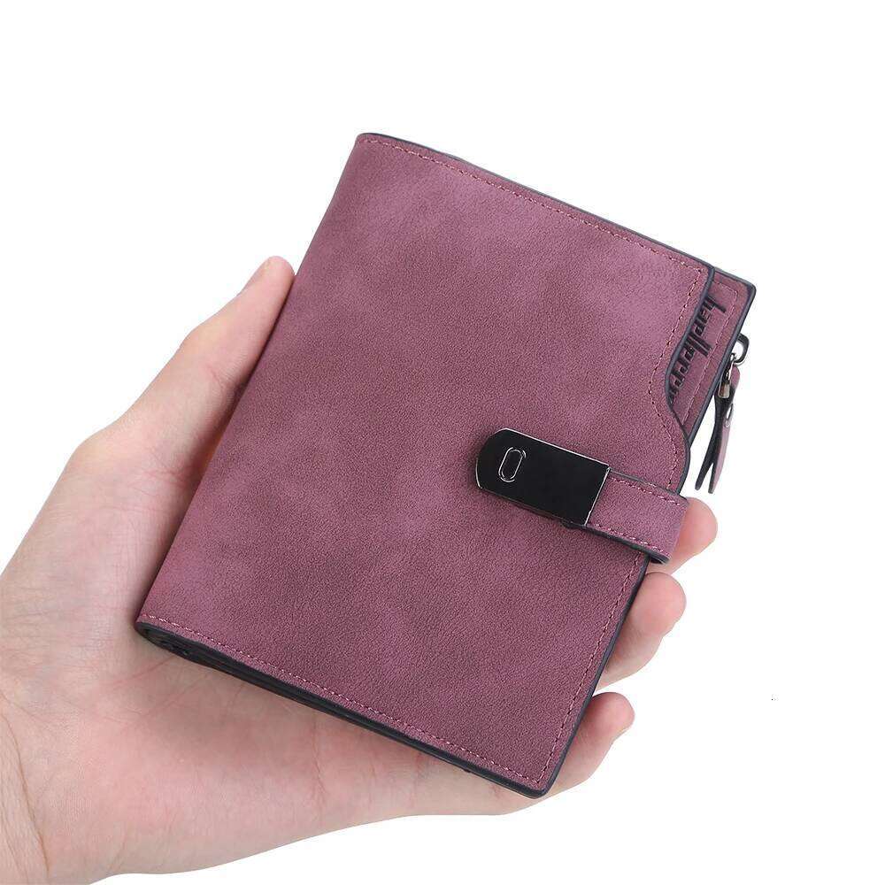 New Fashion Women Wallets Short Magnetic Buckle Top Quality Card Holder Female Purse Zipper For Small Wallet for Girl C260304