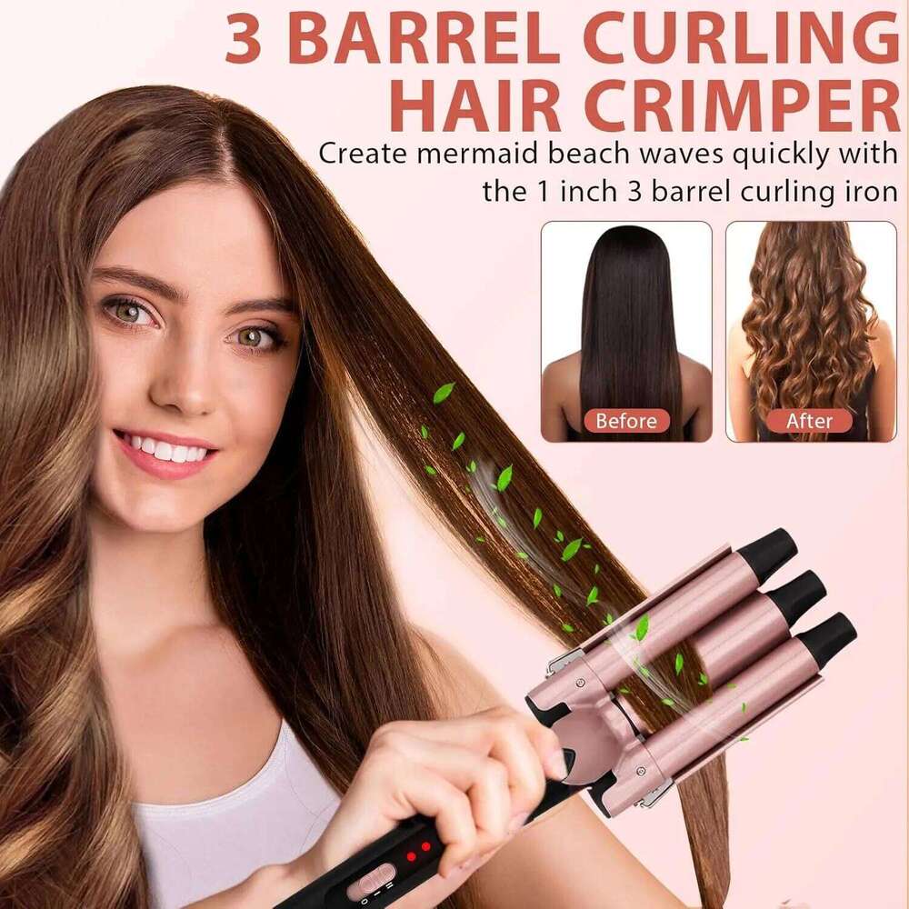 1.5 Inch Thermal Brush for Blowout Look, Heated Round Hair Straightening Curling With 2 Temp Settings 26Y0306