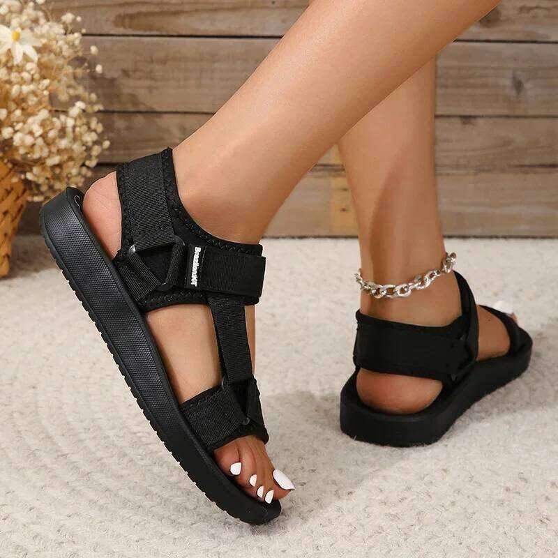 Summer New Wear-resistant, Comfortable, Fashionable and Casual for Women To Wear Thick-soled Beach Sandals