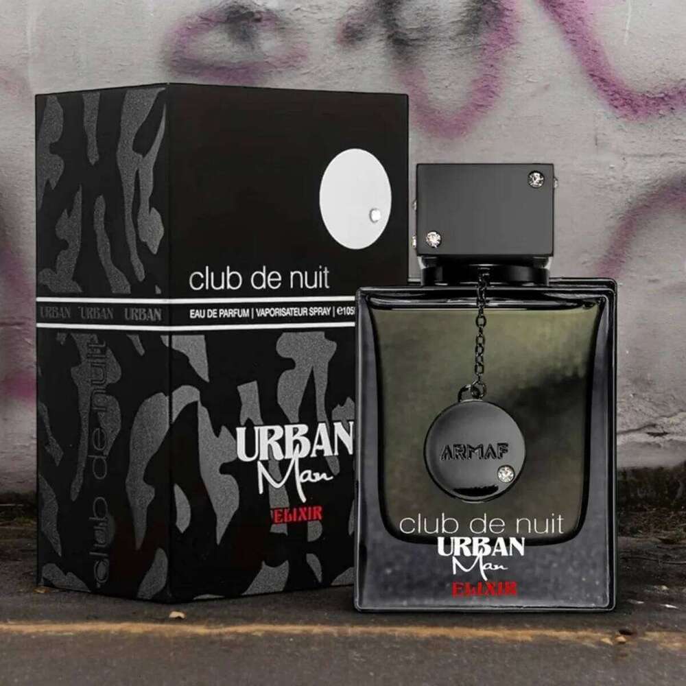 Club Nuit Urban Elixir for Men 105ml Eau De Parfum Woody Spicy Long Lasting Scent Perfume Unique Charm in Every Drop 26H0306