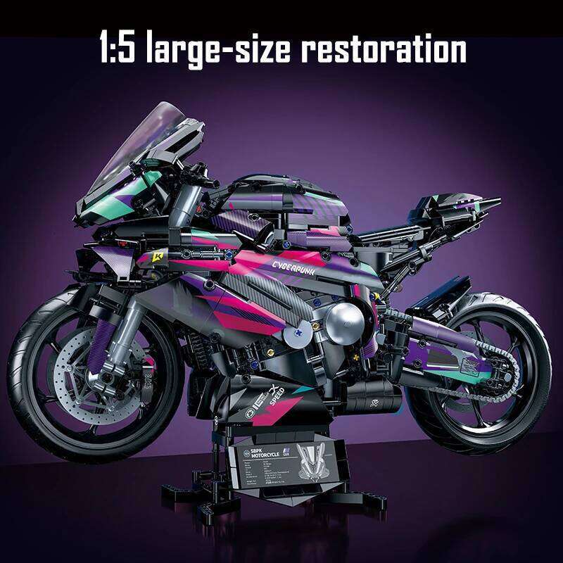 TOYLINX 2062PCS DIY Building Blocks Model Kit Adults Set Children Education Toy for Boy Motorcycle Holiday Gifts Z260305