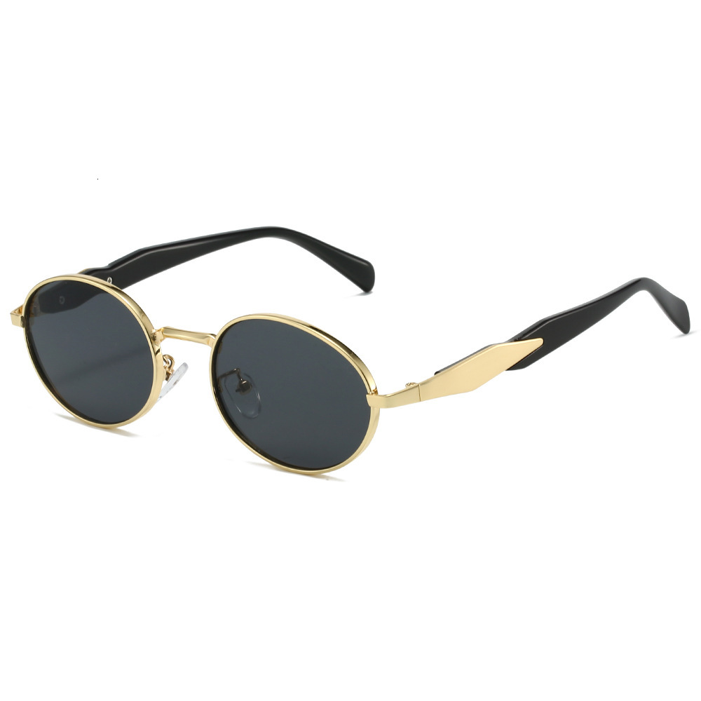 Metal Oval High-end Luxury UV Protection 2026 New Fashion Sunshade Sunglasses