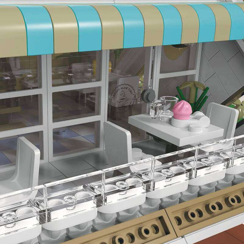 3118pcs Upside Down Cafe Model Street View MOC Modular Architecture Assembly Building Block Bricks Toys for Adults Gifts 10209 Z260306