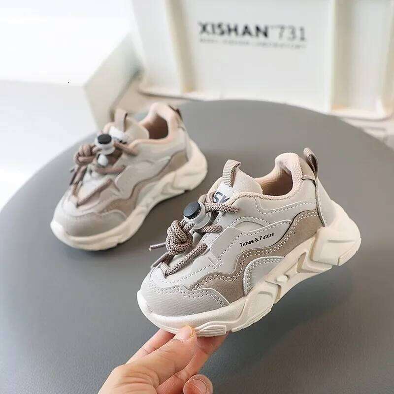Boys Casual Girls Sneakers Toddlers Little Kids Fashion Sports Running Shoes Anti-skid Lace-up Classic 21-30 New Trend Hot 26Y0304