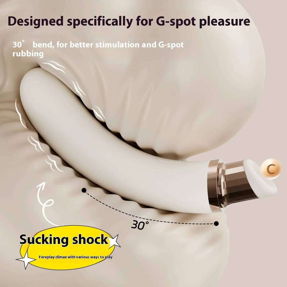 2-in-1 APP remote control G-spot slapping stimulation clitoral sucking sex toy female dildo vibrator adult W260305