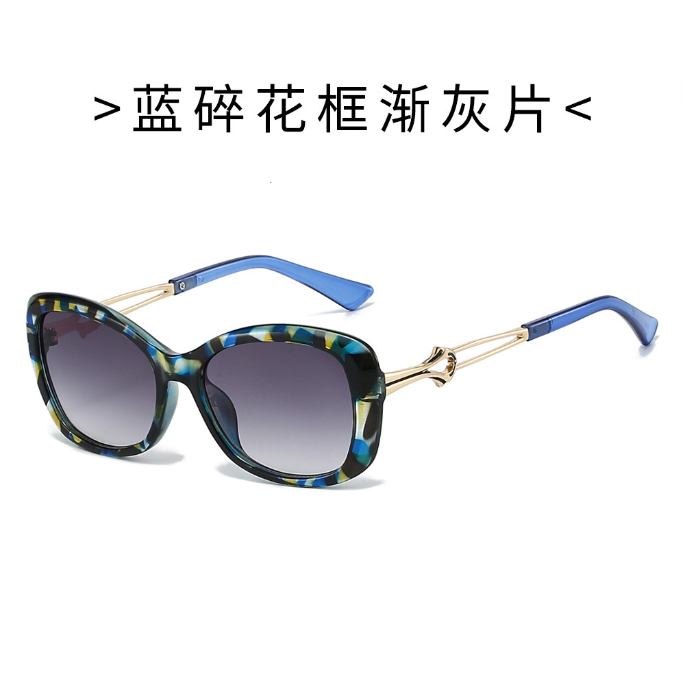 New 25 European American trendy sunglasses, fashionable, UV-protective, high-end, popular for street photography and outdoor cycling