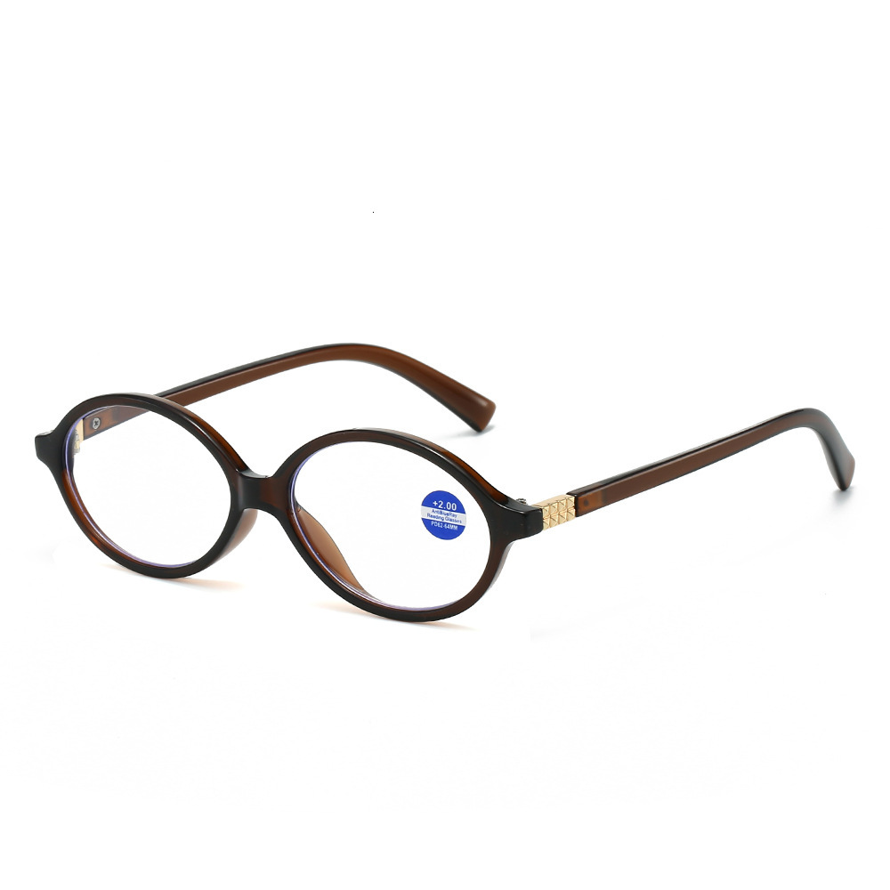 Cool Square 2026 New Versatile Retro Small Anti-Blue Light Reading for Men and Women Leopard Print Frame Glasses