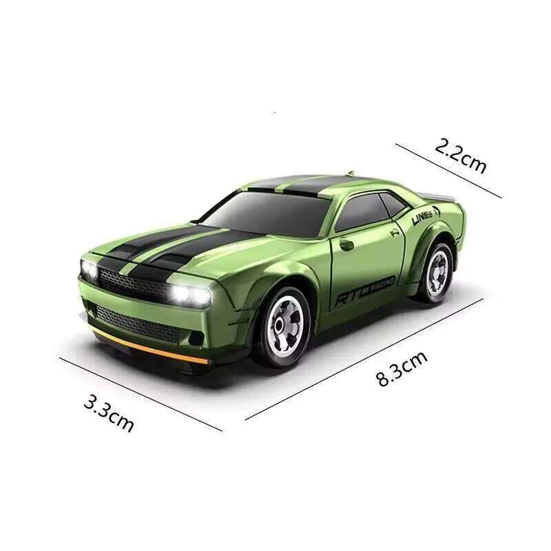 Mini 1:64 4WD Drift 15KM/H High Speed Off-Road Vehicle Desktop Pocket Car Toys RC Racing Boys Gifts C260305