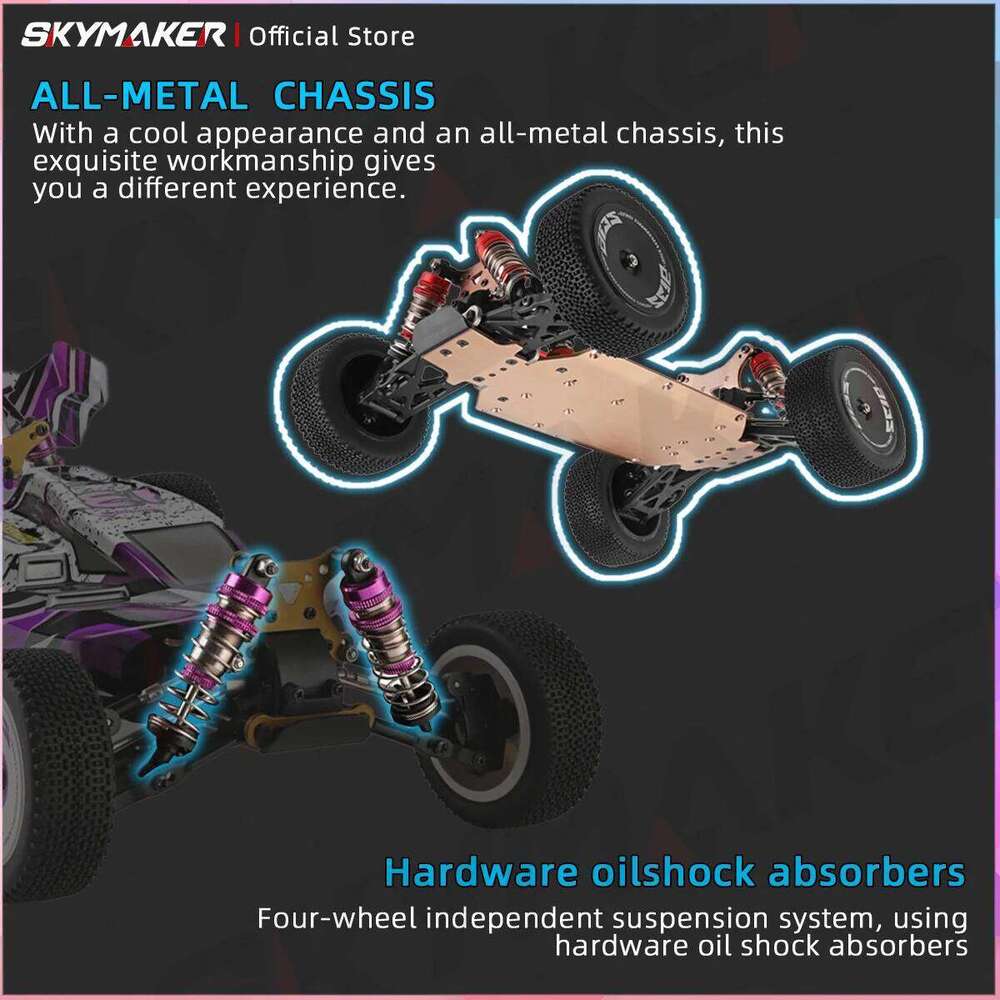 Wltoys RC 124018 124019 1/12 RTR 55km/h High Speed Remote Control 4WD Off-Road Climbing Racing Vehicle Car Toy for Boys Gift C260305