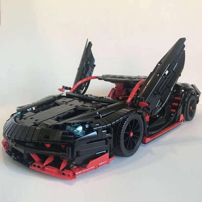 New MOC-12560 Centenario100th Anniversary Edition RC Engine Power Supercar Vehicle Model Buiding Block Bricks Toy Birthday Gifts Z260305