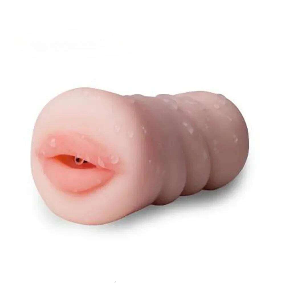 Male Masturbation Cup - Realistic 3D Lips TPE Experience, 18+ Aircraft Cup, Adult Sex Toy for Men W260305