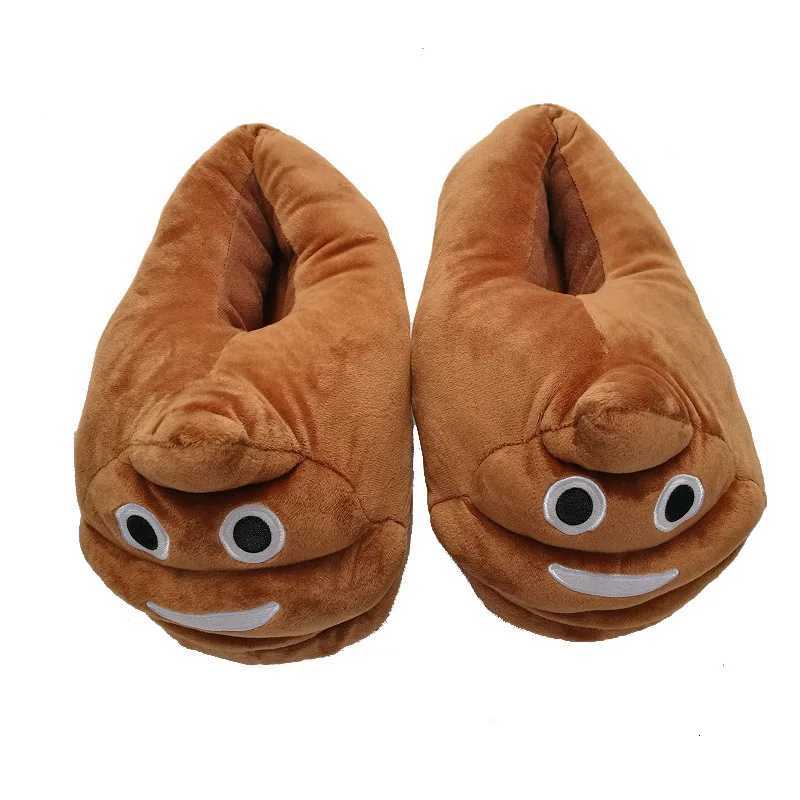 Whoholl Cute Funny Winter Shoes Women Slippers Unisex Brown Fashion Plush Female Indoors Slippers Home Warm Slippers Ladies S260305