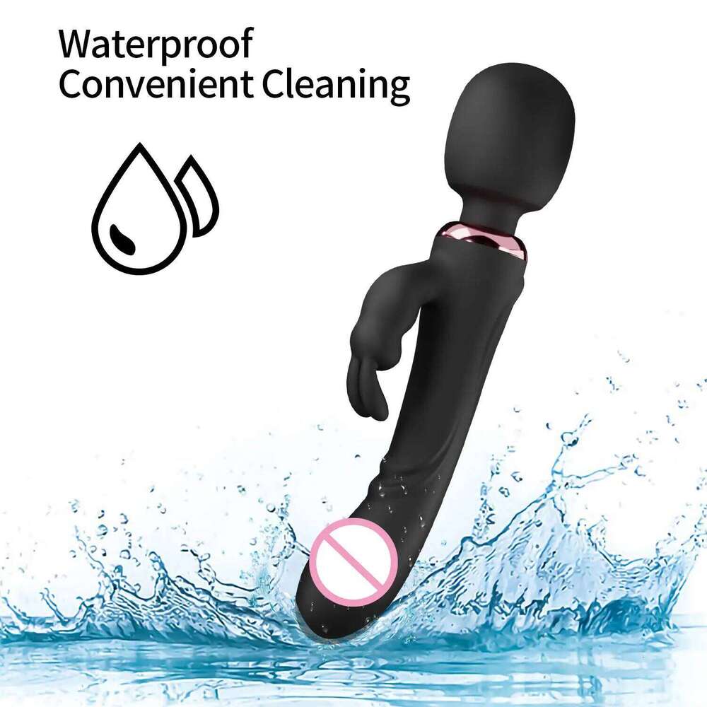 Double Head Powerful Vibrator Women 30 Speed Clit Stimulator G Spot Vagina Massager Female Masturbator Sex Toys for Adult 18 W260305