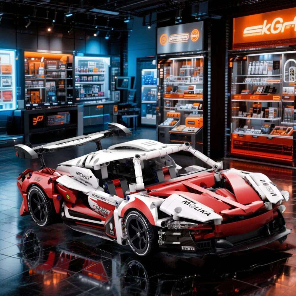 2025Hot 1200+Pcs 1:14 Technical P1 Racing Car Building Blocks Model Super Sports Cars Bricks Toys for Boys Gifts Z260305