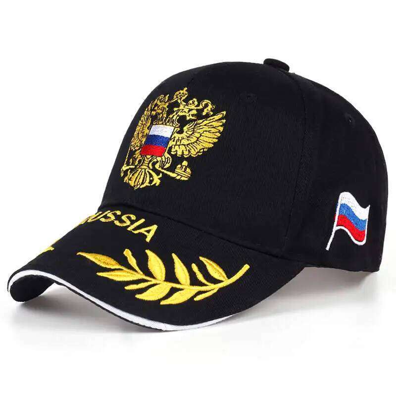 Leisure Embroidery Russian Emblem Unisex Baseball For Woman & Man Snapback Cap Sport Hat Y260304