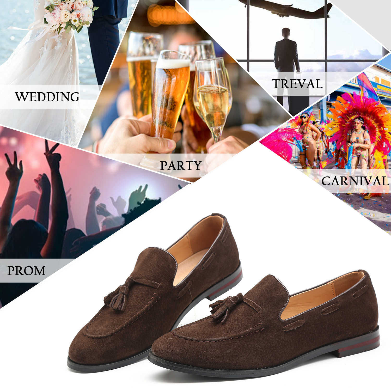 Tassel Loafers Shallow-mouthed Shoes Men Designer Dress Shoe Pointed Toes Casual Travel Party Wedding Shoes 181
