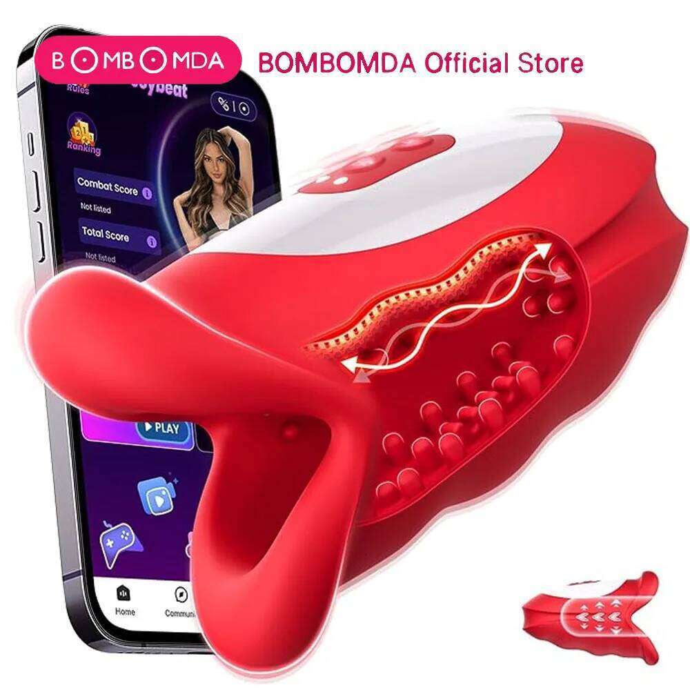 Male Masturbator Deep Throat Blowjob APP Control Vibrating Oral Pussy Vagina Stimulation Adult Sex Toys Masturbators for Men W260305