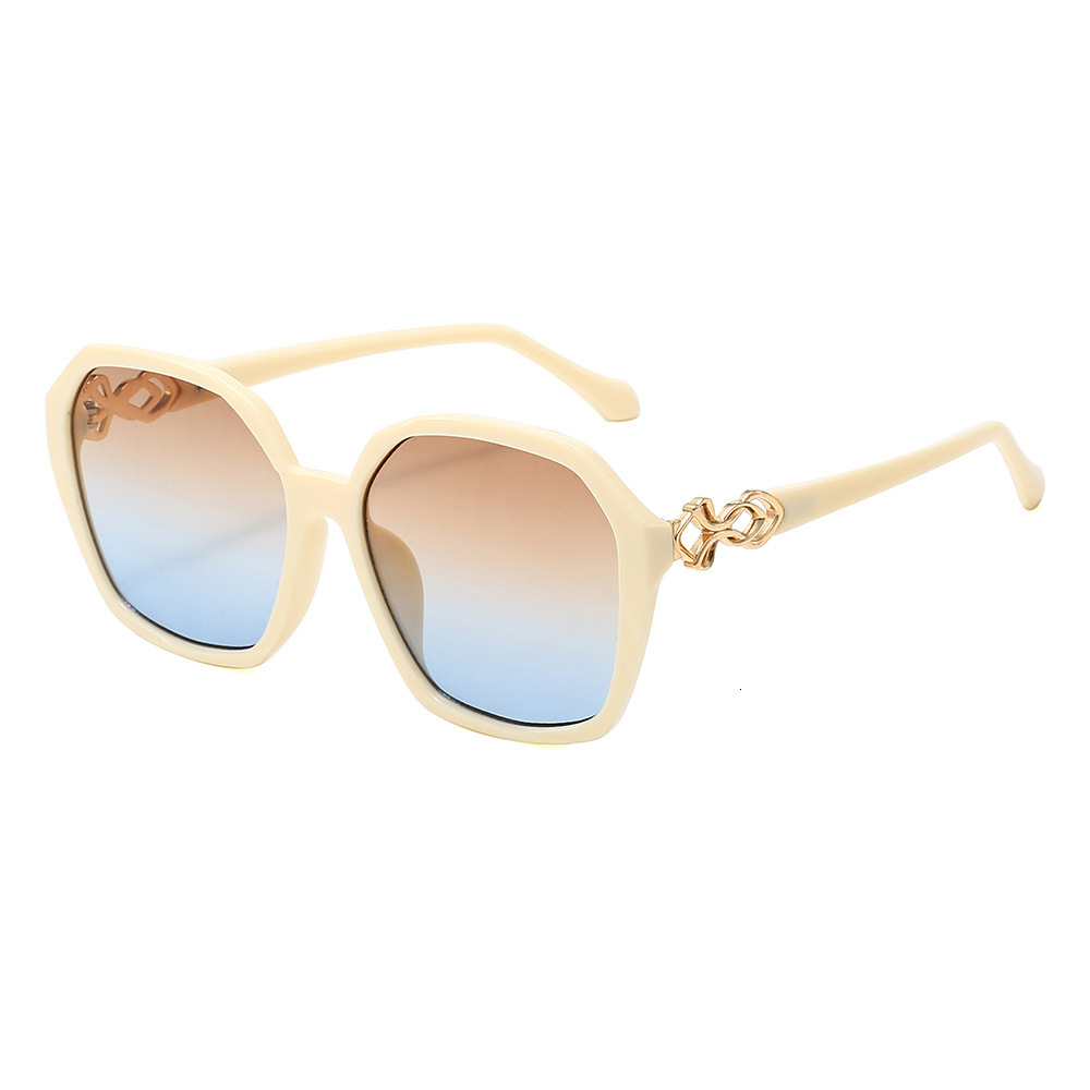 Cool Glasses Square Large Frame Women's Fashion Trendy High-End Sunglasses Trend