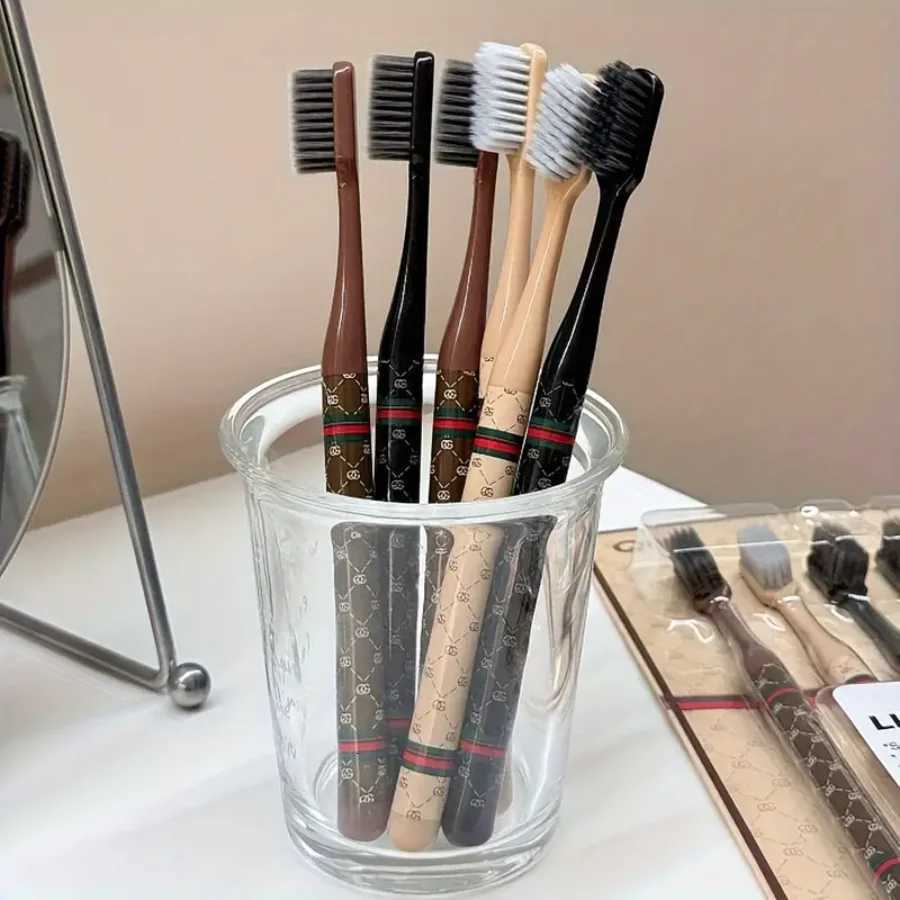 This 6-pack of family toothbrushes features soft, ultra-fine bristles and a wide head, making it the perfect household set for couples and everyday us