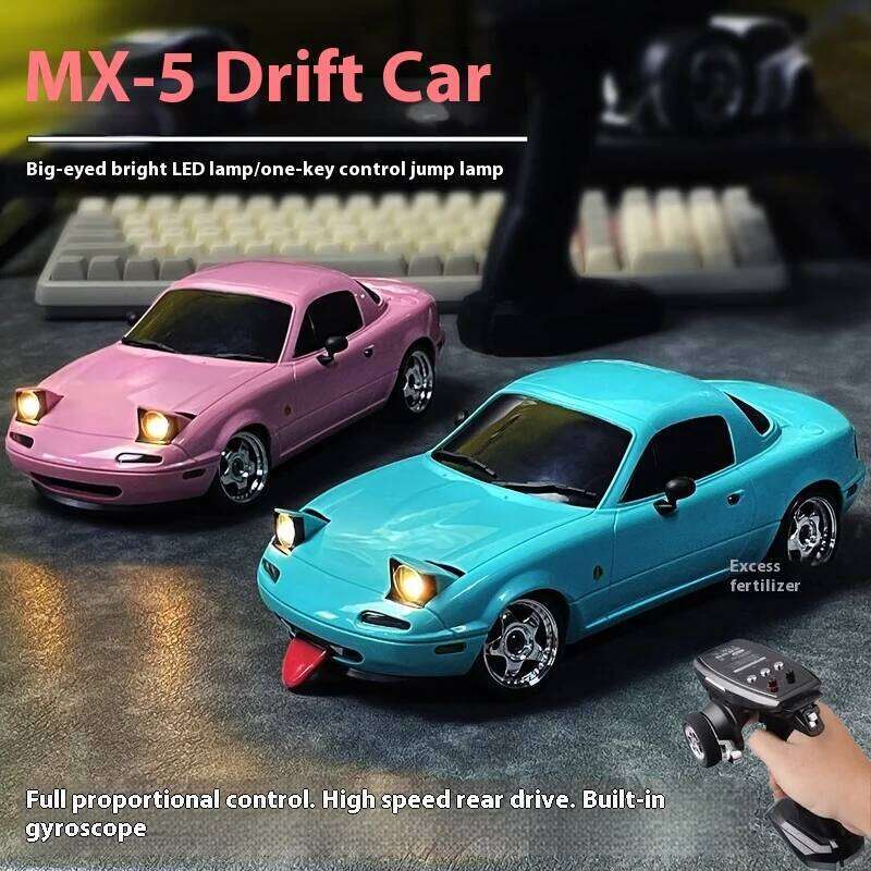 2024 New LD1804 Mazda Mx5 Premium Version Drift Rc Cars With A Gyroscope Rear-Wheel Drive Toy Car Birthday Toys For Kid C260305