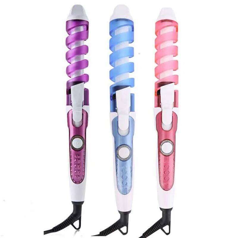Hot Sale Spiral Iron Curlers Hair Wand Ptc Fast Heating Curling Rollers Ionic Curler Machine 26Y0306