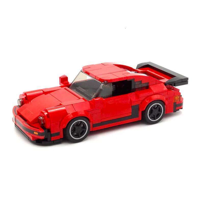 345PCS New MOCChampion City Highway 911 Turbo Sports Car Modular Children's Educational Building Blocks Toy Gift Z260305