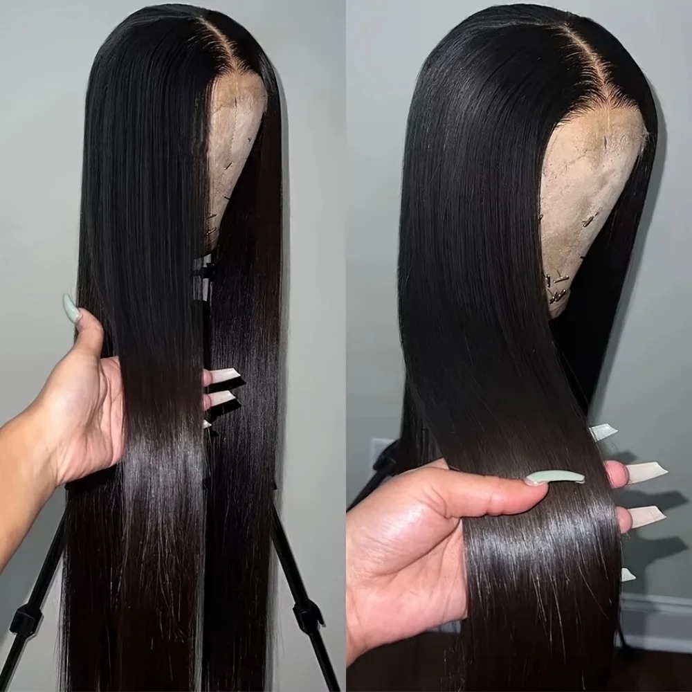 13X6 Hd Lace Frontal Glueless Wig Human Hair Ready To Wear Pre-Cut Lace Wear and Go Glueless Wigs Straight Lace Front Human Hair Wig for Women