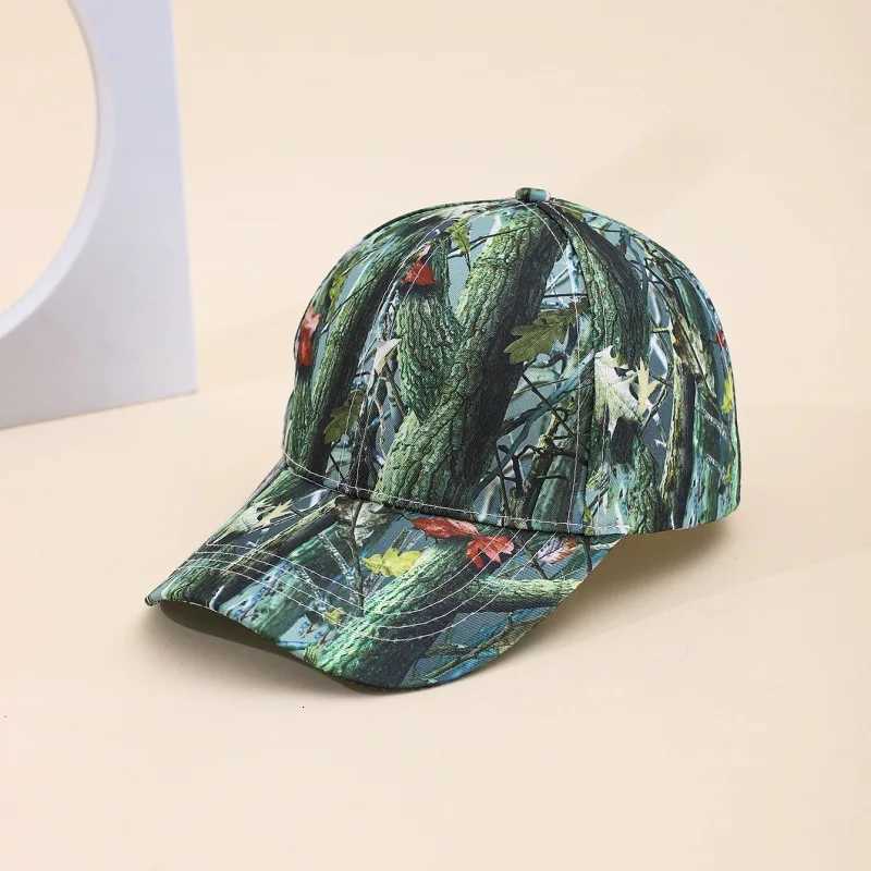 Baseball Caps Plant Leaves Print Adjustable Outdoor Snapback Hat for Men and Women Travel Beach Anti-Sun Female Peaked Cap Hats S260306