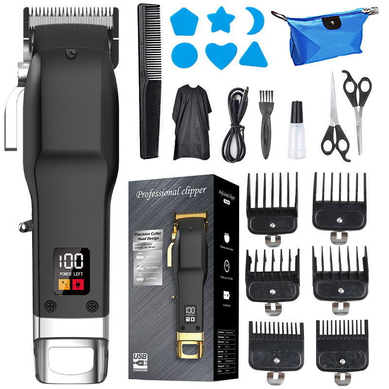 Hair Clipper Hair Trimmer Professional Hair Cutting Machine Cordless Barber Rechargeable Adjustable with Charging 240925