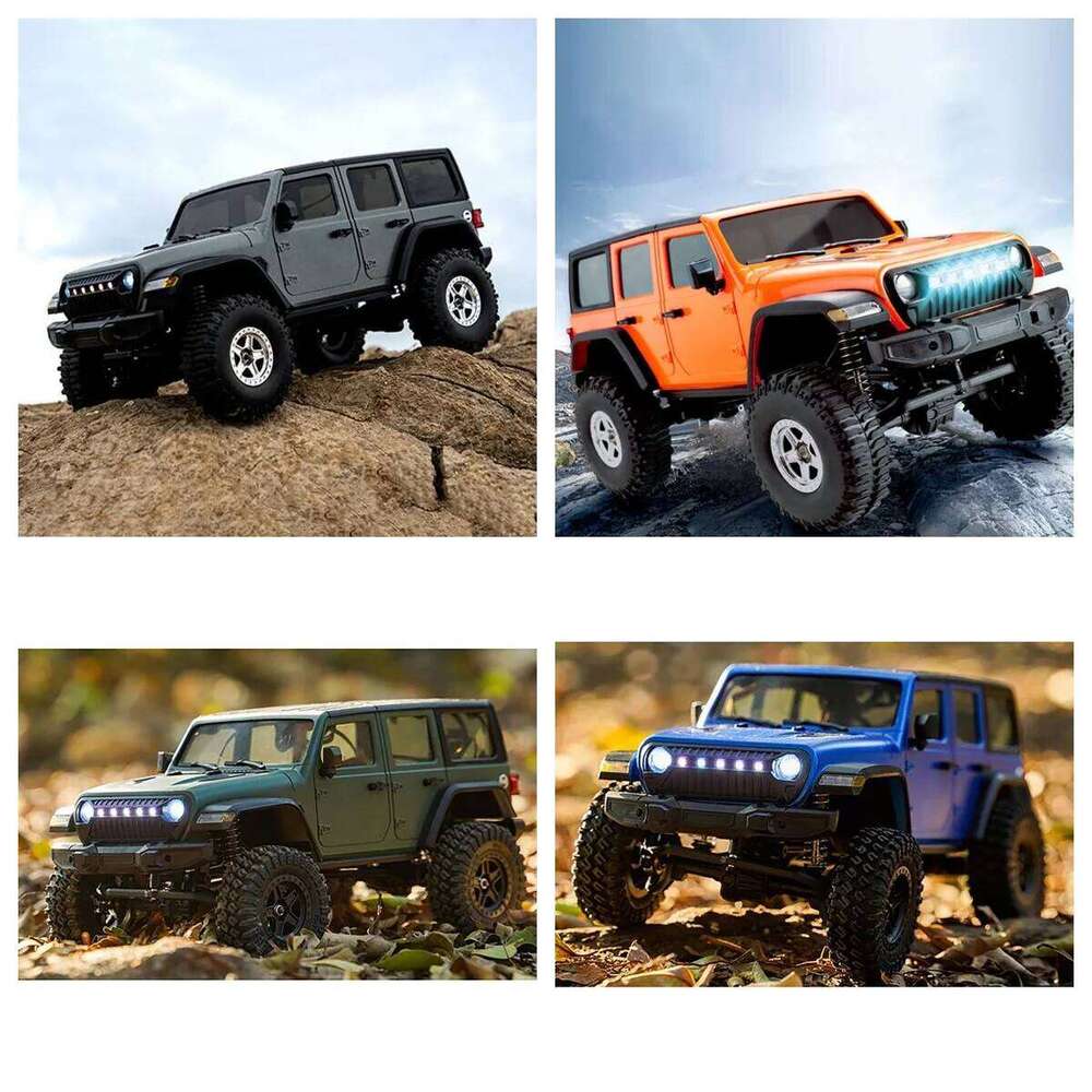 Gift 1/18 RC Rock 4WD Remote Control Simulation Off Road Car C8801 RTR Crawler Motor ESC LED Lights Vehicle Toys C260305