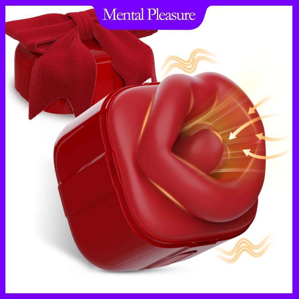 Sucking Tongue Licking Vibrator Sex Toys Female Squirting Masturbation Clitoris Vagina Stimulator Screaming Artifact For Women W260305