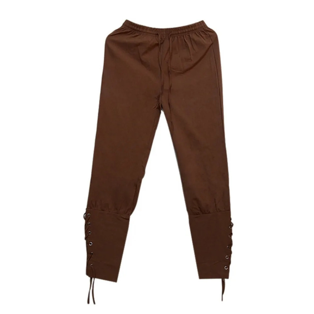 Pirate Pant Viking Costume for Men Renaissance Medieval Pants Drawstring Shorts Halloween Costume Adult Cosplay 260304