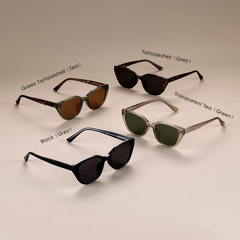 Fashion Cat Eye Sunglasses Women Green Tortoiseshell Retro Shades Female Sun Glasses Party Eyewear Accessories UV400 260302