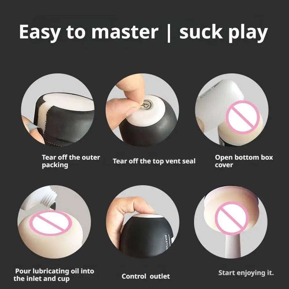 Realistic Male Masturbator with Textured Inner Canal, Handheld Silicone Stroker for Men, Stimulating Pocket Pussy, Easy Clean W260305