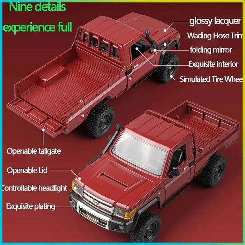 MN82 1/12 RC 2.4G 4WD Remote Control Crawler Climbing Off-Road Pick Up Truck Vehicle Model Car Toys Gifts for Kids C260305