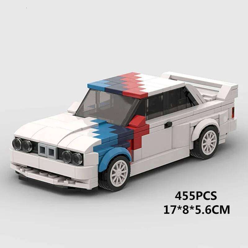 MOC Speed Super Race Car Vehicle Racing Model Building Blocks Bricks Rally Sport Pickup Truck Toy City Technical Christmas gift Z260305