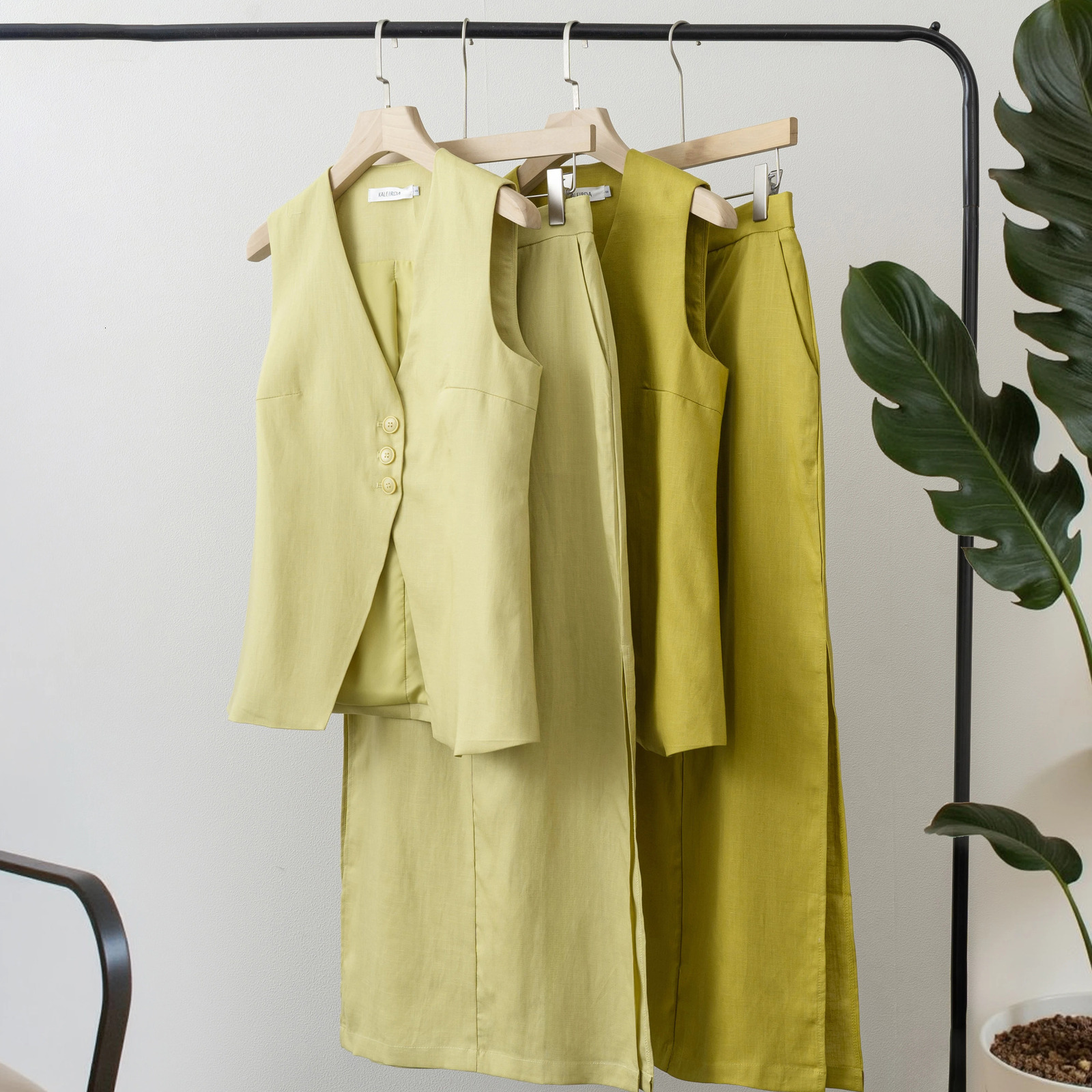 Women Casual Summer Vest Skirt Sets 260305