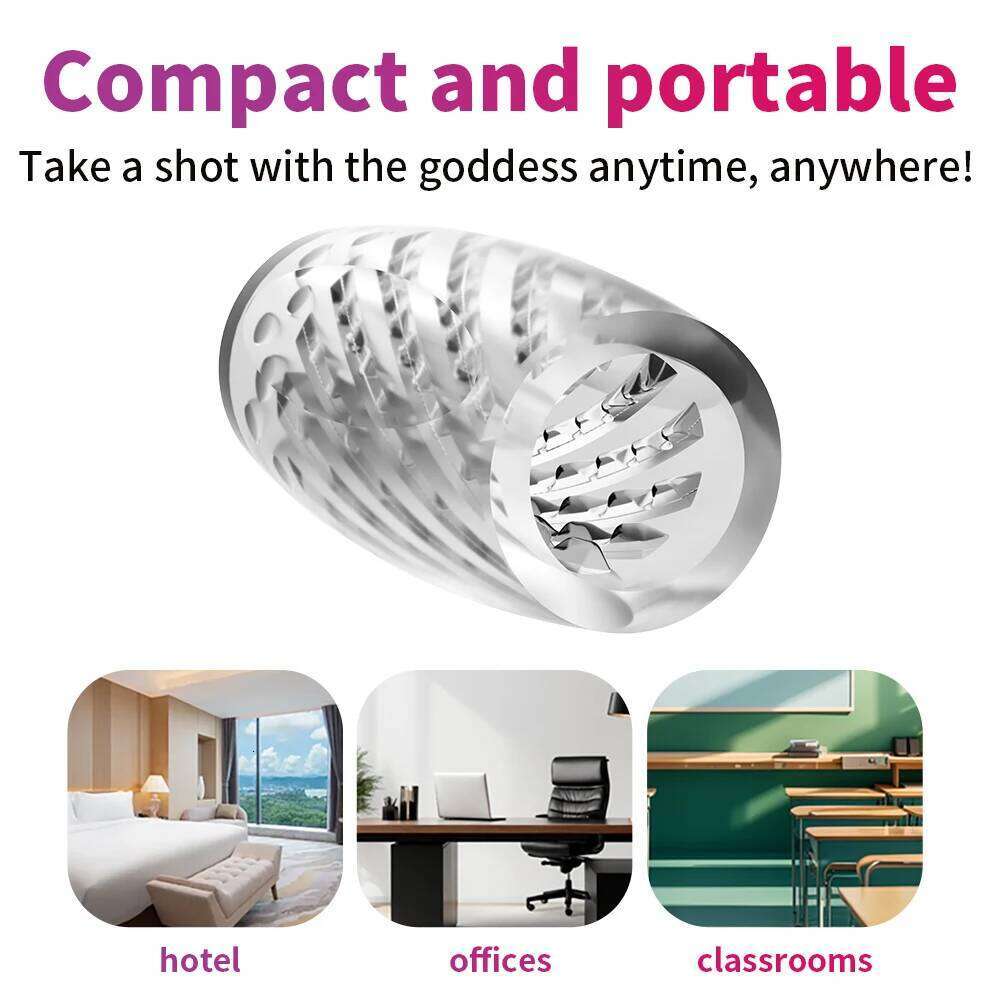 Male Masturbator Cup Toy for Men Soft TPE Cock Training Sex Shop Glans Trainer Penis Sleeve Delay Exercise Adult Products W260305