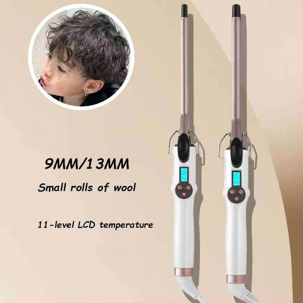 Curling 9mm 13mm 19mm 22mm 25mm 32mm 38mm Ceramic Hair Curler Electric Salon Styling Tool Crimping Iron 26Y0306